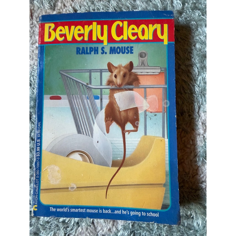 Beverly Cleary Ralph S Mouse Vintage Paperback Chapter‎ Book Kids Classic